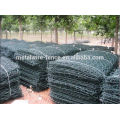 Marca de diamante galvanizado / PVC recubierto Gabion Box